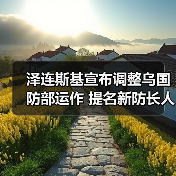 泽连斯基宣布调整乌国防部运作 提名新防长人选 泽连斯基宣布调整乌国防部运作 提名新防长人选