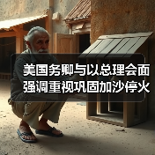 美国务卿与以总理会面 强调重视巩固加沙停火协议 美国务卿与以总理会面 强调重视巩固加沙停火协议