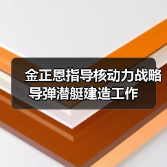 金正恩指导核动力战略导弹潜艇建造工作 金正恩指导核动力战略导弹潜艇建造工作