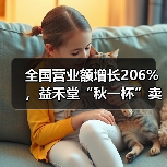 全国营业额增长206%,益禾堂“秋一杯”卖爆了! 全国营业额增长206%,益禾堂“秋一杯”卖爆了!