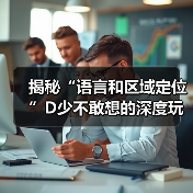 揭秘“语言和区域定位”D少不敢想的深度玩法 揭秘“语言和区域定位”D少不敢想的深度玩法