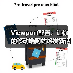 Viewport配置:让你的移动端网站焕发新活力 Viewport配置:让你的移动端网站焕发新活力