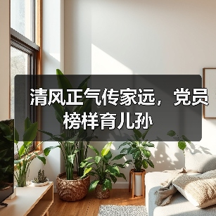 为子孙树清廉榜样,党员干部如何传承家风-启闻网 为子孙树清廉榜样,党员干部如何传承家风-启闻网