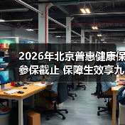 2026北京普惠健康保参保截止 保障升级省钱攻略-启闻网