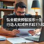 弘业期货控股股东一致行动人拟减持不超1%股份 弘业期货控股股东一致行动人拟减持不超1%股份