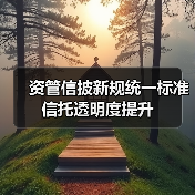 资管信披新规统一标准 信托透明度提升 资管信披新规统一标准 信托透明度提升