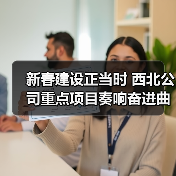新春建设正当时 西北公司重点项目奏响奋进曲 新春建设正当时 西北公司重点项目奏响奋进曲