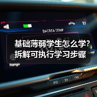 基础薄弱学生怎么学?拆解可执行学习步骤 基础薄弱学生怎么学?拆解可执行学习步骤
