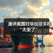 漫评美国对华加征关税:“太重了” 漫评美国对华加征关税:“太重了”