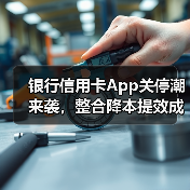银行信用卡App关停潮来袭,整合降本提效成行业趋势 银行信用卡App关停潮来袭,整合降本提效成行业趋势