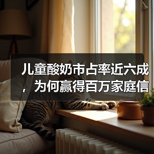 儿童酸奶市占率近六成,为何赢得百万家庭信赖? 儿童酸奶市占率近六成,为何赢得百万家庭信赖?