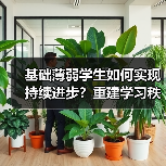 基础薄弱学生如何实现持续进步?重建学习秩序的科学路径 基础薄弱学生如何实现持续进步?重建学习秩序的科学路径