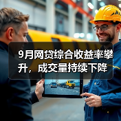 9月网贷综合收益率攀升,成交量持续下降 9月网贷综合收益率攀升,成交量持续下降