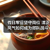 假日军营坚守岗位 清正风气如何成为部队战斗力提升的土壤? 假日军营坚守岗位 清正风气如何成为部队战斗力提升的土壤?
