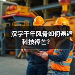 汉字千年风骨如何邂逅科技锋芒? 汉字千年风骨如何邂逅科技锋芒?