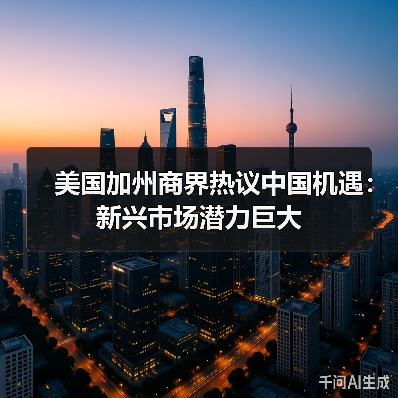 美国加州商界热议中国机遇:新兴市场潜力巨大 美国加州商界热议中国机遇:新兴市场潜力巨大