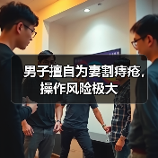 男子擅自为妻割痔疮,操作风险极大 男子擅自为妻割痔疮,操作风险极大