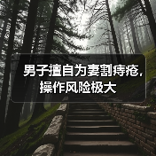 男子擅自为妻割痔疮,操作风险极大 男子擅自为妻割痔疮,操作风险极大