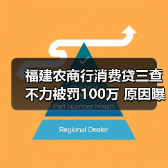 福建农商行消费贷三查不力被罚100万 原因曝光 福建农商行消费贷三查不力被罚100万 原因曝光