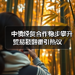 中俄经贸合作稳步攀升 贸易额翻番引热议 中俄经贸合作稳步攀升 贸易额翻番引热议