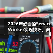 2026年必会的Service Worker实现技巧,离线功能与缓存策略全面揭秘 2026年必会的Service Worker实现技巧,离线功能与缓存策略全面揭秘
