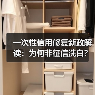 一次性信用修复≠征信洗白?解析新政真相-启闻网 一次性信用修复≠征信洗白?解析新政真相-启闻网