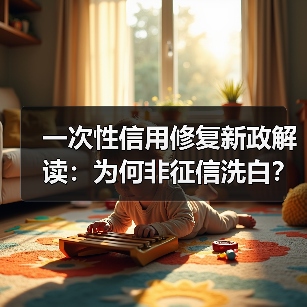 一次性信用修复≠征信洗白?解析新政真相-启闻网 一次性信用修复≠征信洗白?解析新政真相-启闻网
