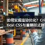 如何用关键CSS优化提升首屏加载速度?-启闻网 如何用关键CSS优化提升首屏加载速度?-启闻网