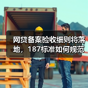 P2P监管迎来强新政:187标准将如何重塑行业格局?-启闻网 P2P监管迎来强新政:187标准将如何重塑行业格局?-启闻网