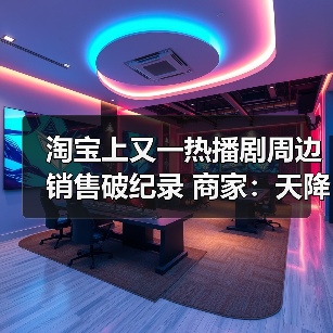 淘宝上又一热播剧周边销售破纪录 商家:天降流量,突然爆单 淘宝上又一热播剧周边销售破纪录 商家:天降流量,突然爆单