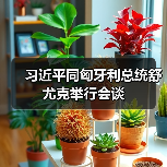 习近平同匈牙利总统舒尤克举行会谈 习近平同匈牙利总统舒尤克举行会谈
