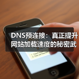 DNS预连接:真正提升网站加载速度的秘密武器 DNS预连接:真正提升网站加载速度的秘密武器