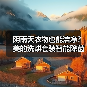 阴雨天衣物也能洁净?美的洗烘套装智能除菌技术解析 阴雨天衣物也能洁净?美的洗烘套装智能除菌技术解析