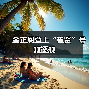 金正恩登上“崔贤”号驱逐舰