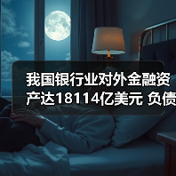 我国银行业对外金融资产达18114亿美元 负债14399亿美元