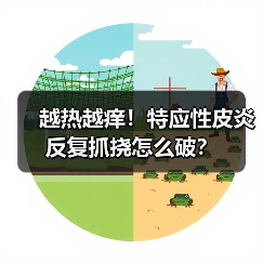 越热越痒!特应性皮炎反复抓挠怎么破? 越热越痒!特应性皮炎反复抓挠怎么破?