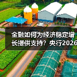 金融如何为经济稳定增长提供支持？央行2026年政策解析