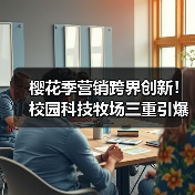 樱花季营销跨界创新！校园科技牧场三重引爆春日流量