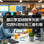 樱花季营销跨界创新！校园科技牧场三重引爆春日流量