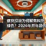 信贷投放为何聚焦科创绿色？2026年开年趋势解析