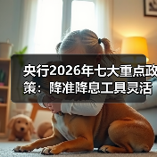 央行2026年七大重点政策：降准降息工具灵活运用助力经济复苏