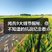 阅兵9大细节揭秘，你不知道的抗战纪念看点！