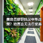 美官员辞职抗议中东政策？她直言无法忍受美国支持以色列