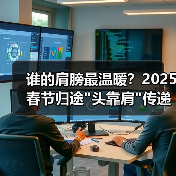 谁的肩膀最温暖？2025春节归途”头靠肩”传递人间真情