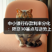 中小银行存款利率分化：降息30基点与逆势上调并存