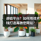 选错平台？如何用技术栈打造高稳定网站？