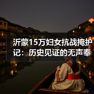 沂蒙15万妇女抗战掩护记：历史见证的无声奉献