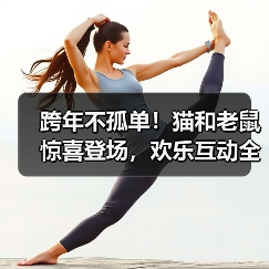 跨年不孤单！猫和老鼠惊喜登场，欢乐互动全攻略