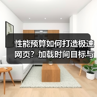 性能预算如何打造极速网页？加载时间目标与资源限制的科学定义