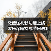 微信送礼新功能上线，零压深睡枕成节日送礼首选